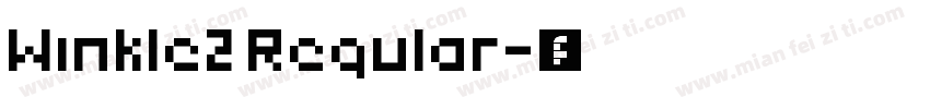 Winkle2 Regular字体转换